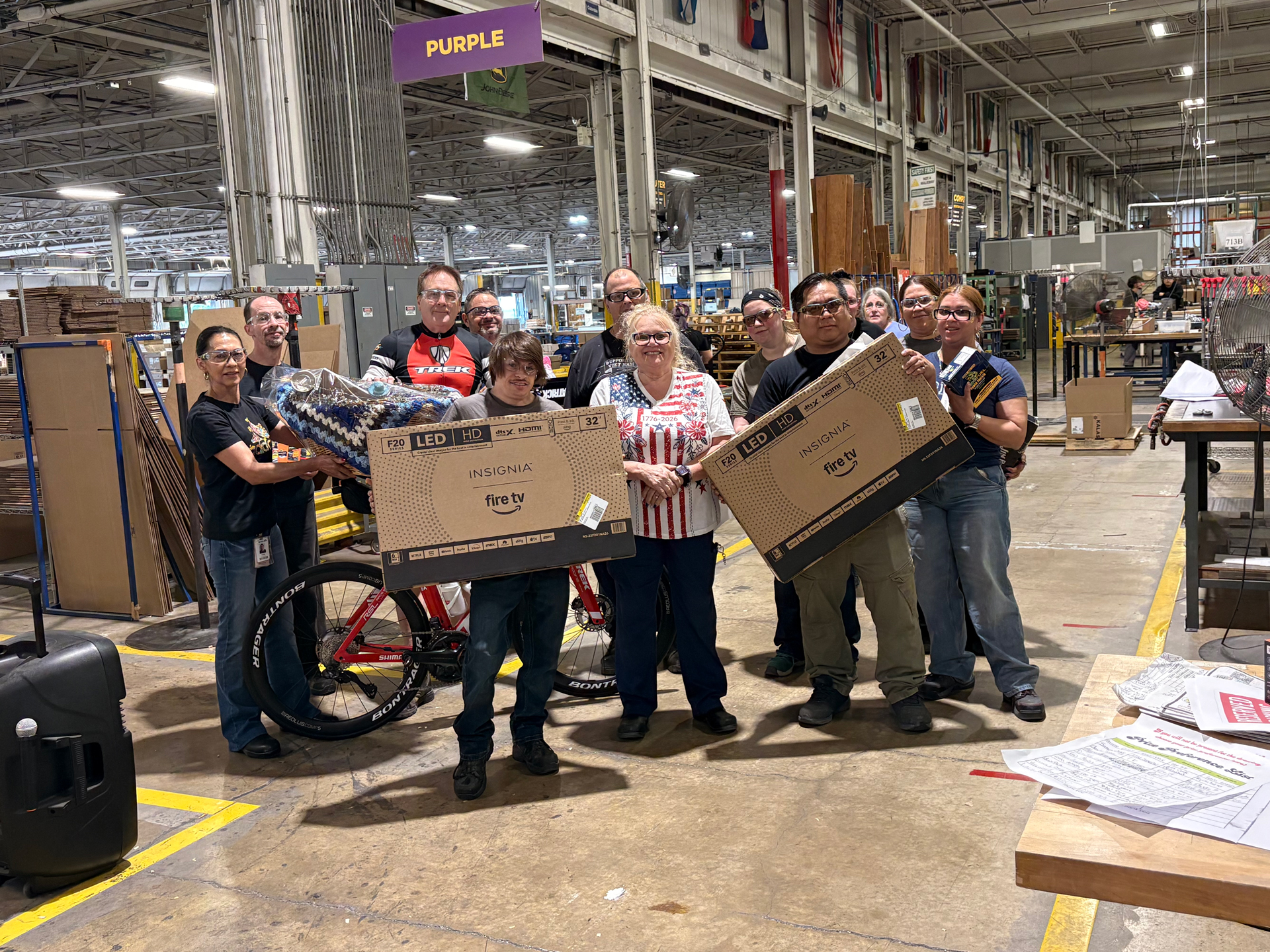 Supporting Lloyd Wenger: Bike MS Raffle Winners & Kalas Foundation Match