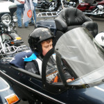 Side car buddy in Glen's ride.