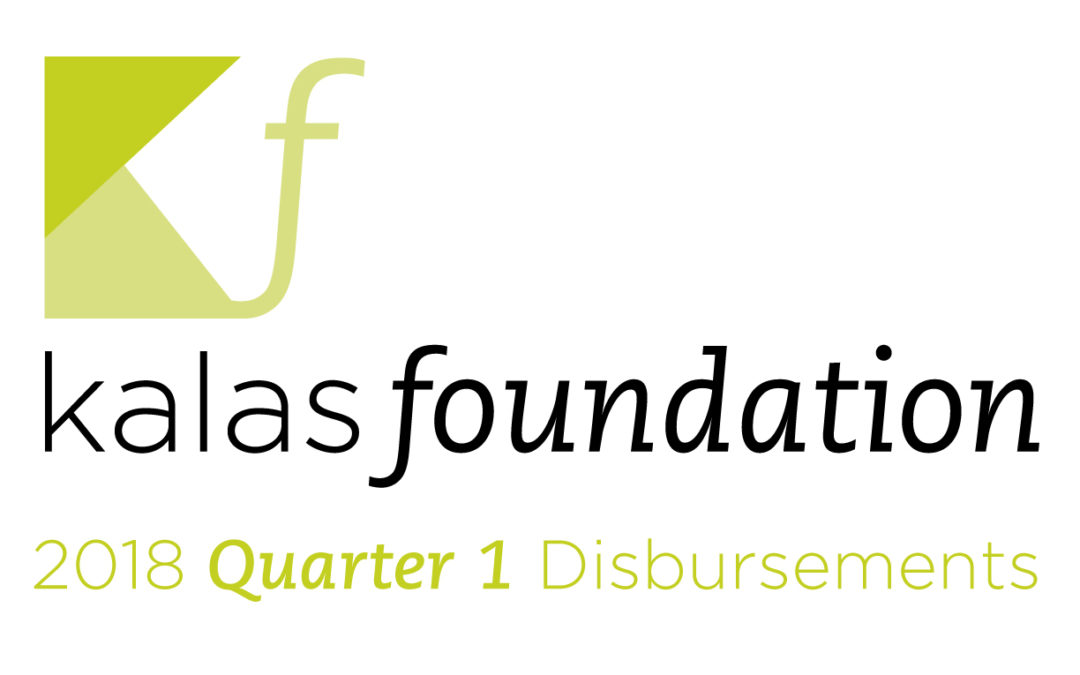 Q1 2018 Disbursements